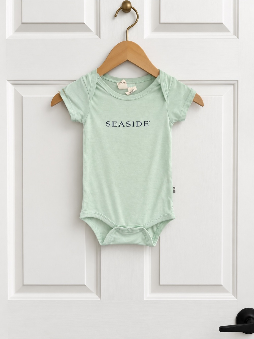 Kyte Baby x Seaside Florida Bamboo Light Blue Bodysuit 0-3M